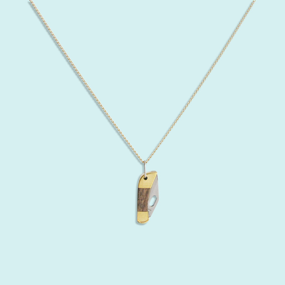 Tiny Wood Knife Necklace – Ornamental Things