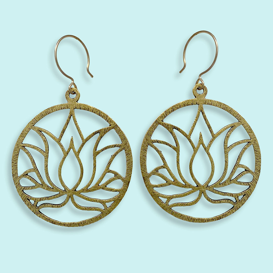 Lotus Earrings