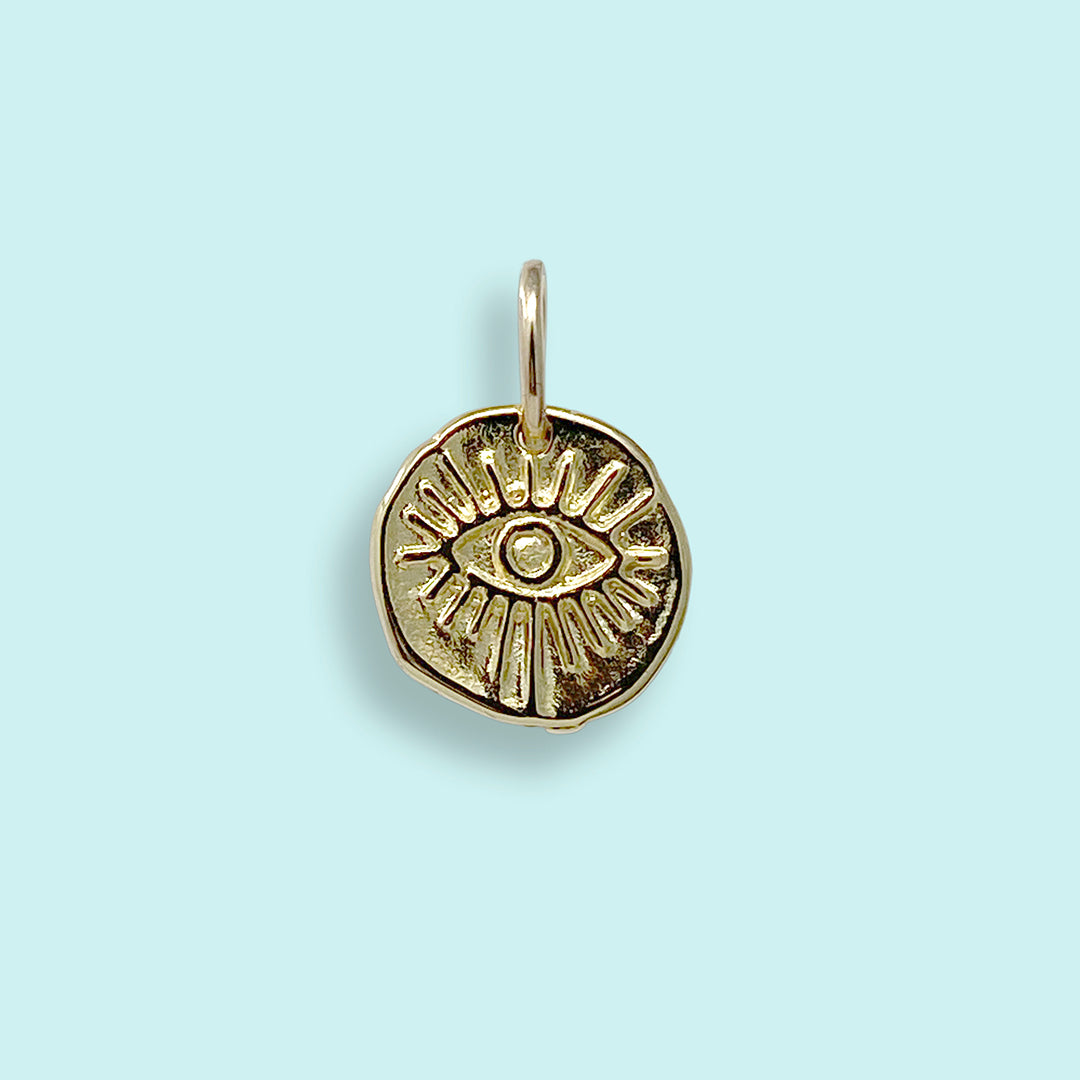 Evil Eye Medallion Charm