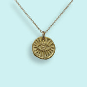 Evil Eye Medallion Necklace