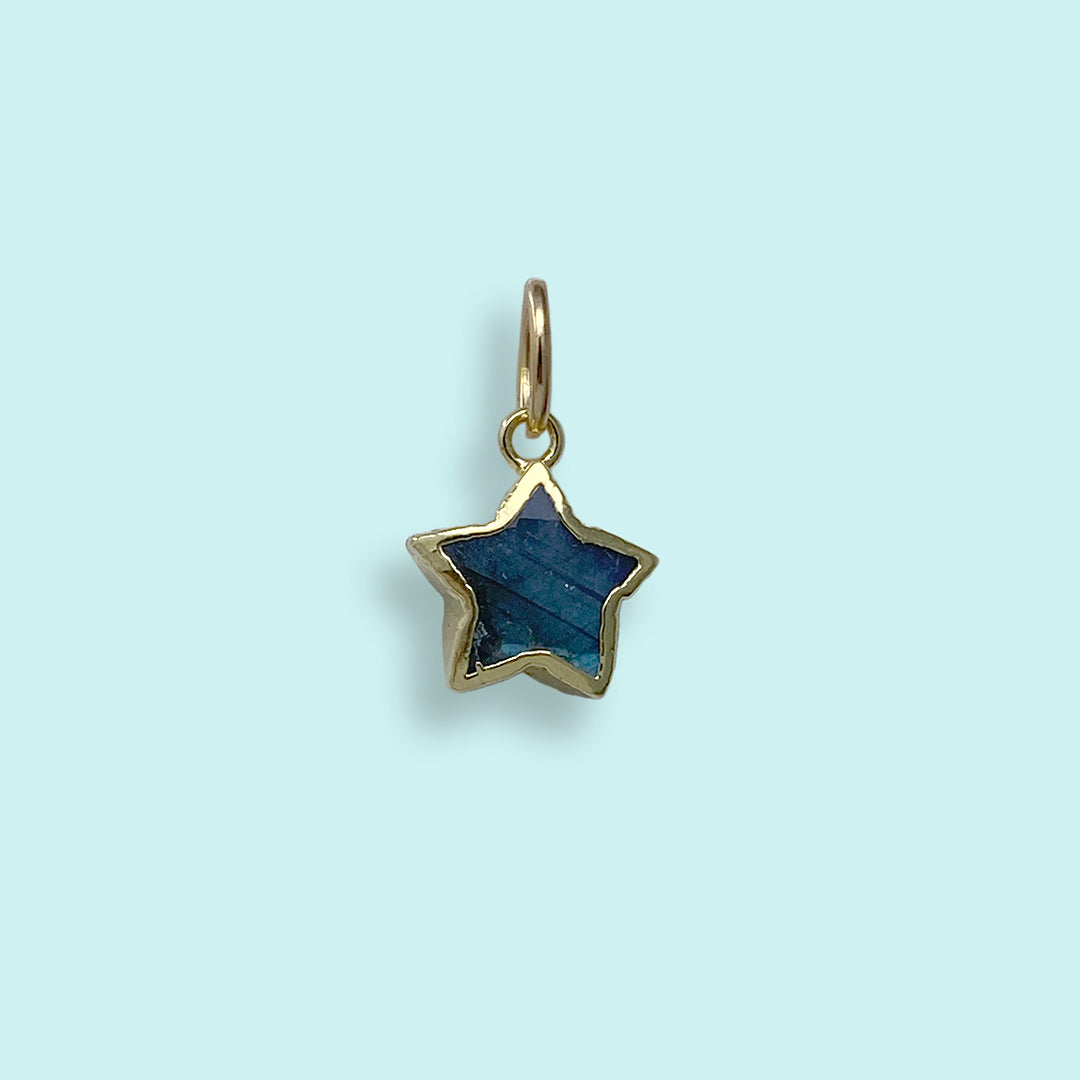 Star Stone Labradorite Charm