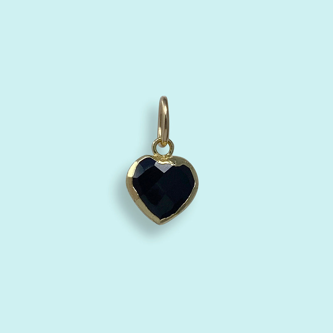 Heart of Stone Onyx Charm