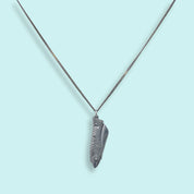 Small Silver Fish Knife Necklace