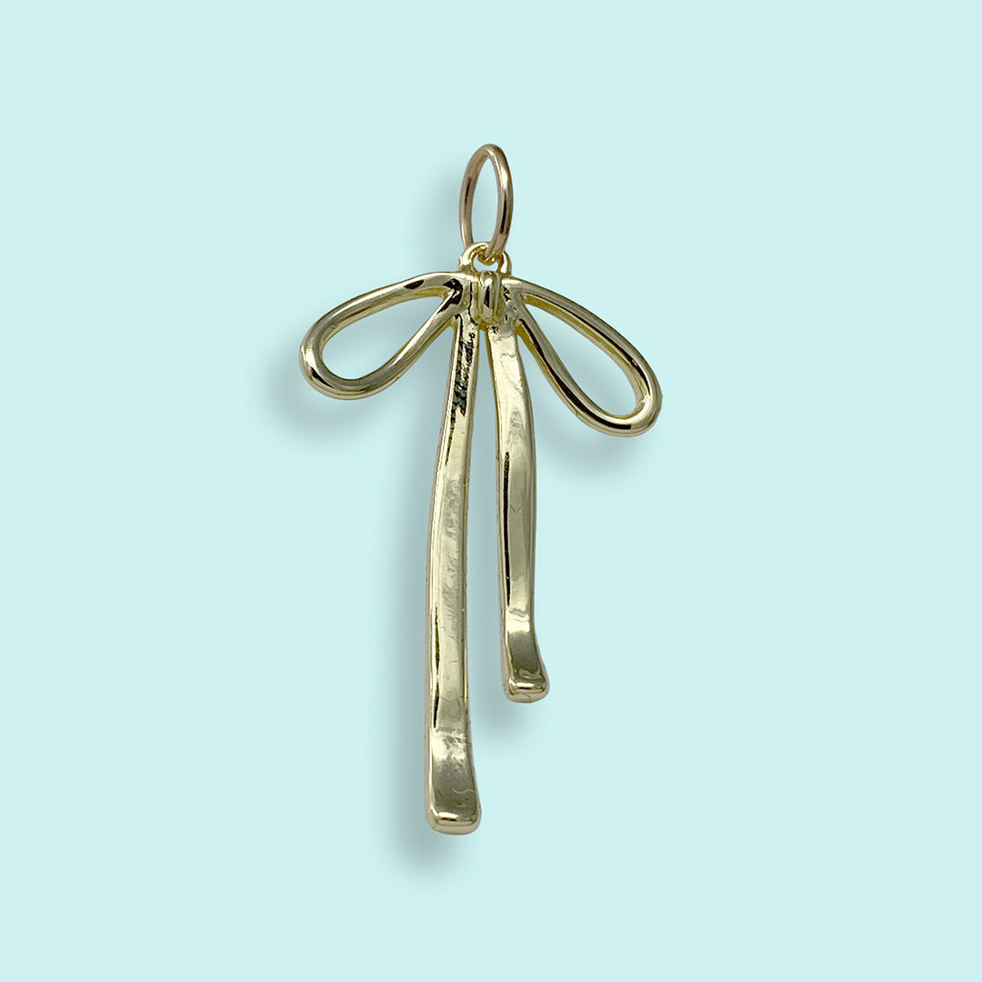 Gold Bow Charm