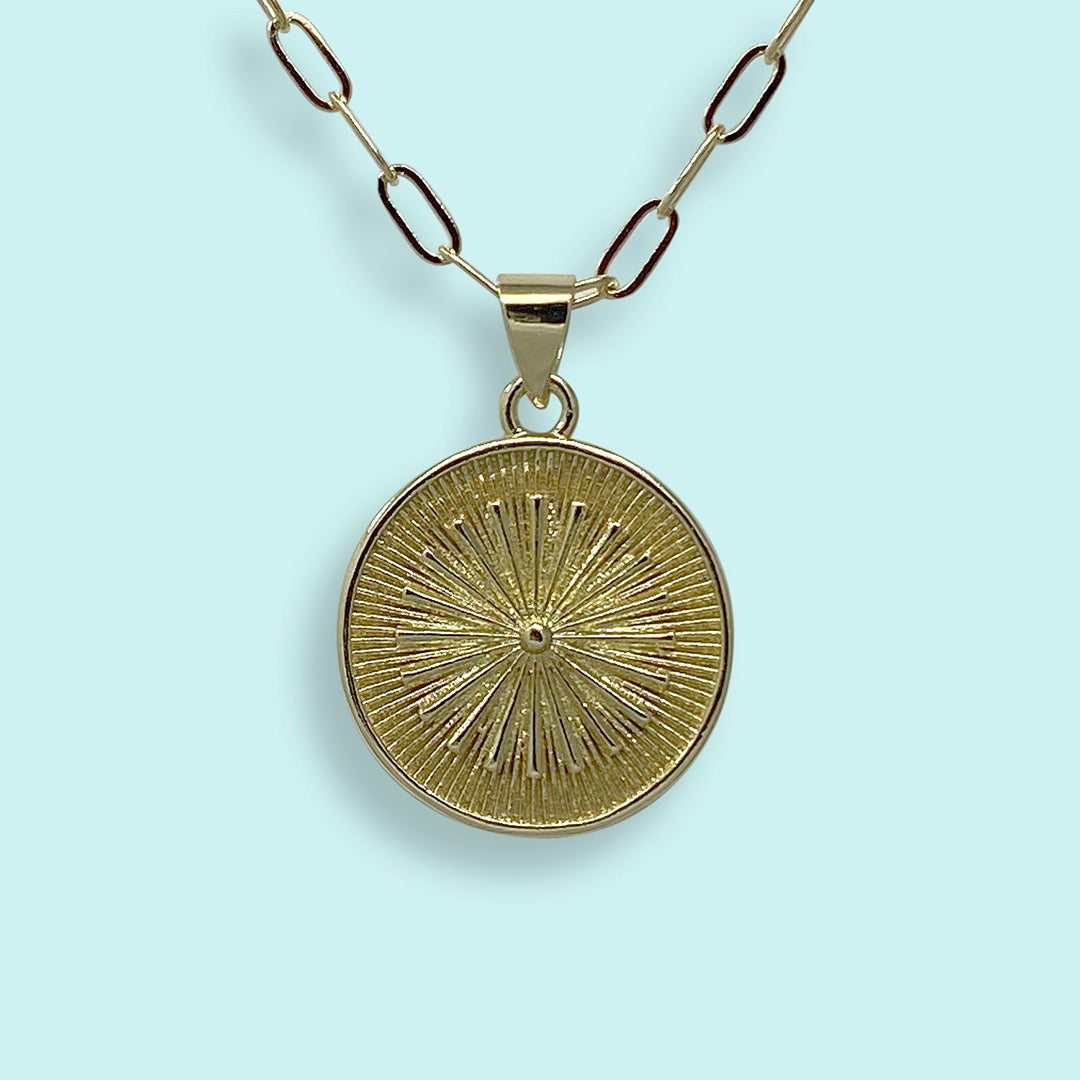 Sunburst Medallion Necklace