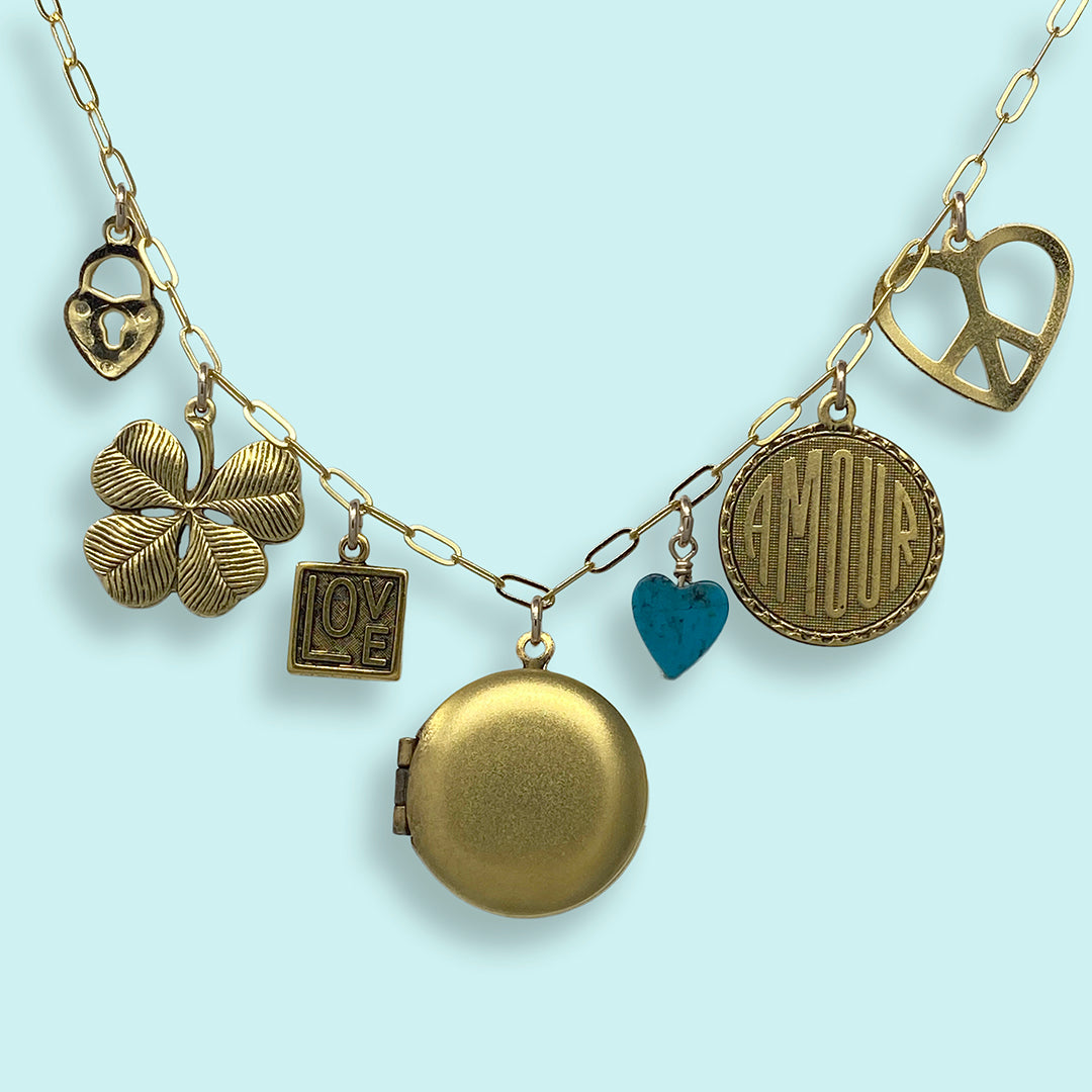 Love and Luck Charm Necklace