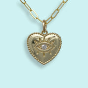 Eye Heart Necklace