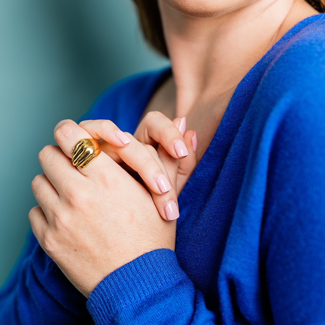 Gold Hand Ring