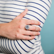 Silver Compass Ring