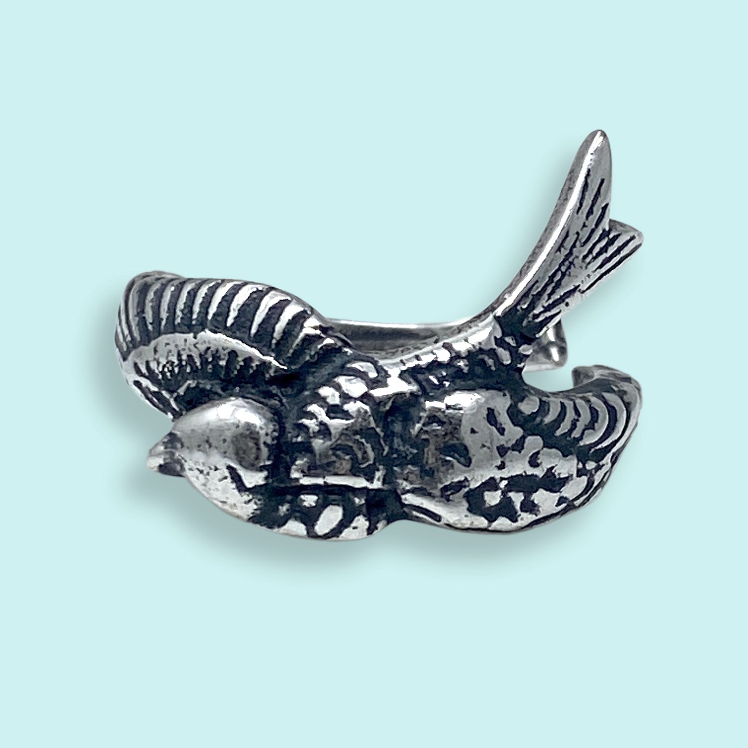 Silver Sparrow Bird Ring