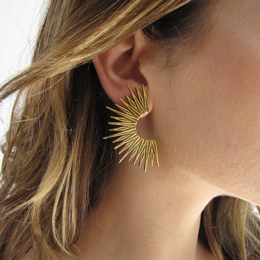 Sun earrings popular