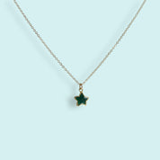 Green Onyx Star Stone Necklace