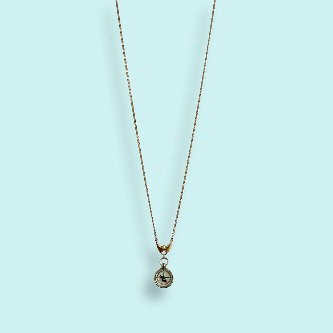 Deco Direction Compass Necklace