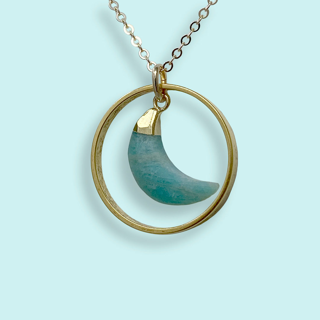 Circle of store light halo necklace